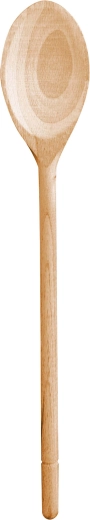 Drewniana owalna łyżka 40 × 5,5 cm z drewna bukowego