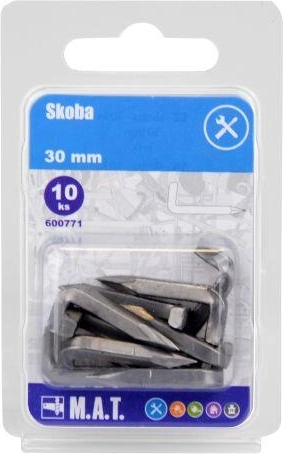 Hak 30 mm, połysk (10 szt.)