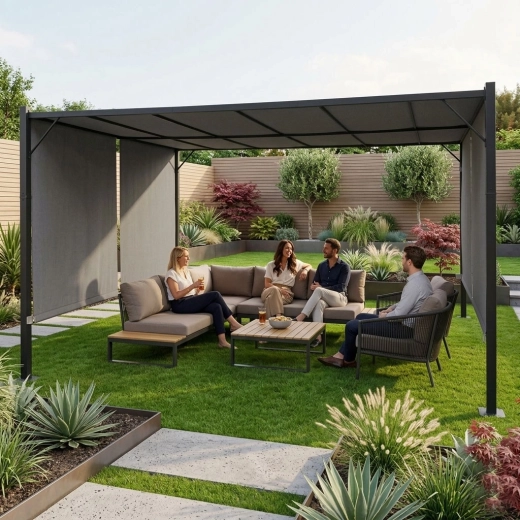 Nowoczesna pergola na taras i do ogrodu