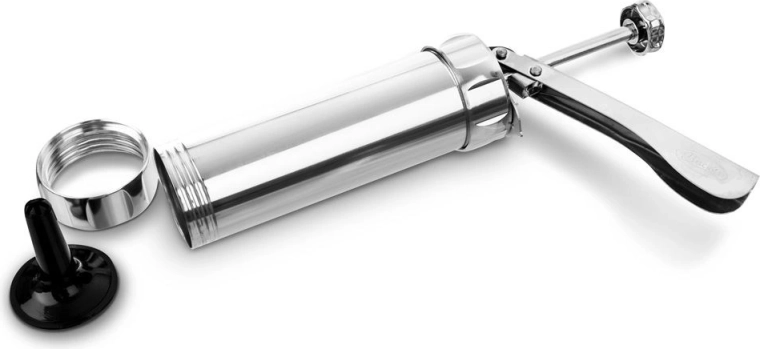 Solidna metalowa konstrukcja i precyzyjny tłok