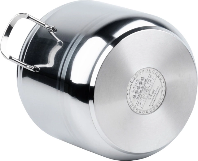 Trwała stal nierdzewna i 3-warstwowe dno