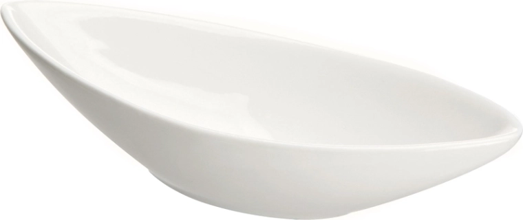 Regular owalna porcelanowa miseczka 19 cm, 200 ml, kremowa