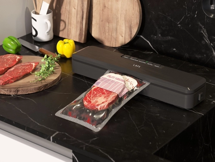 Wydajna pompa próżniowa 6 l/min i szeroki zgrzew 30 cm