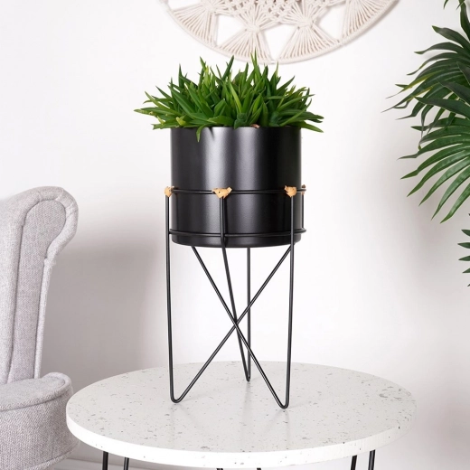 Eleganckie matowo czarne wykończenie