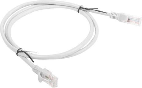 Sieciowy patch kabel Cat5e UTP 1 m szary