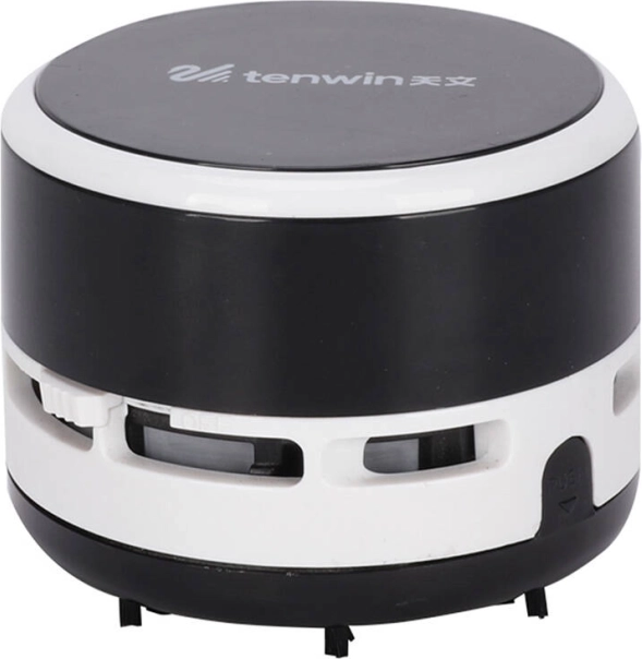 Mini odkurzacz stołowy TENWIN na baterie (czarny)