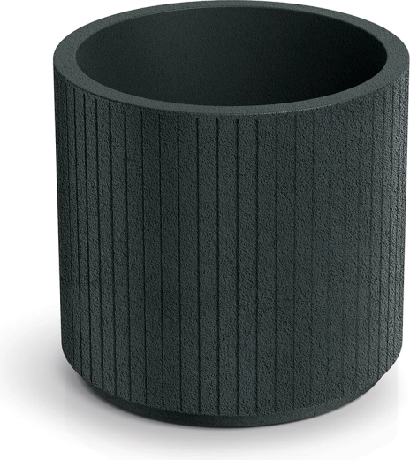 Donica Coro Round 40 cm ciemnoszara