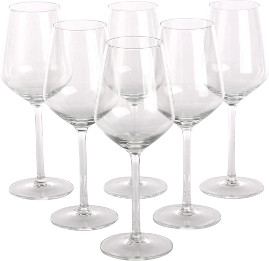 Rubin zestaw 6 kieliszków do białego wina 370 ml