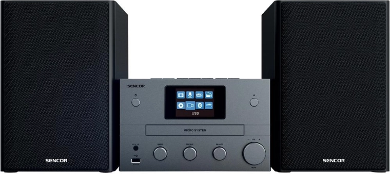 Mikrosystem Sencor z Wi-Fi, DAB+ i odtwarzaczem CD