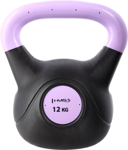 Kompozytowy kettlebell HMS Vin-Bell 12 kg jasnofioletowy