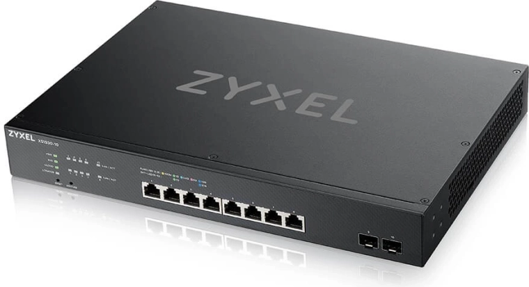 8‑portowy multi‑gigabitowy smart managed switch 10G z 2 SFP+