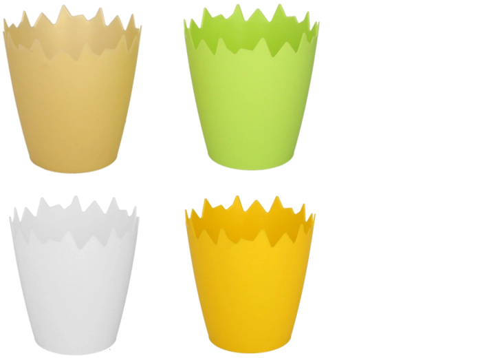 Zabawny design pękniętej skorupki