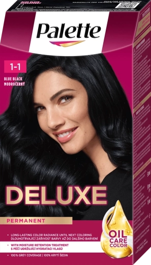 Palette Deluxe trwała farba do włosów granatowa 50 ml