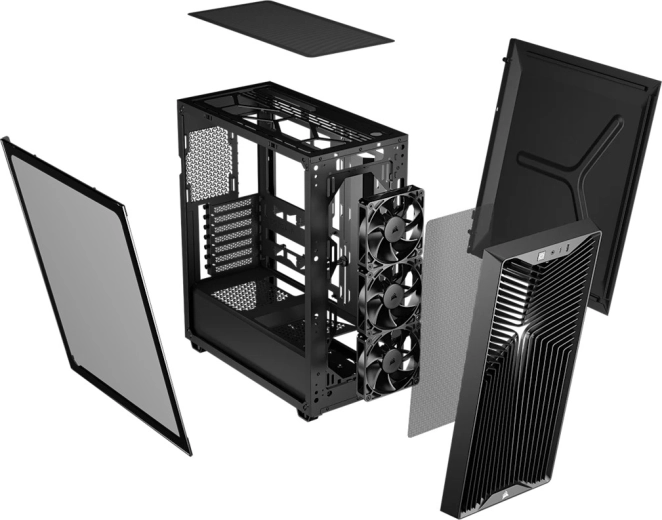 Zaawansowany airflow: do 9× wentylatorów 120 mm