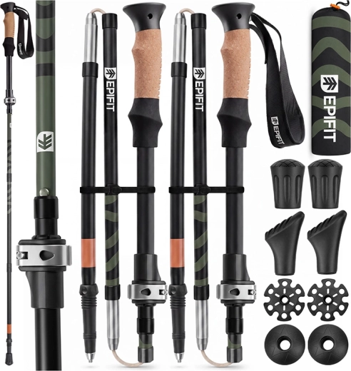 Kije trekkingowe Skog Elite 110–135 cm – 1 szt.