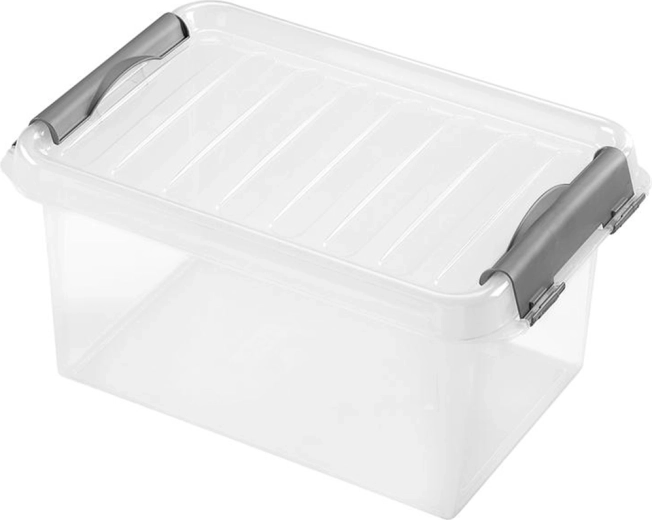 Plastowy pojemnik do przechowywania z pokrywką 4 l