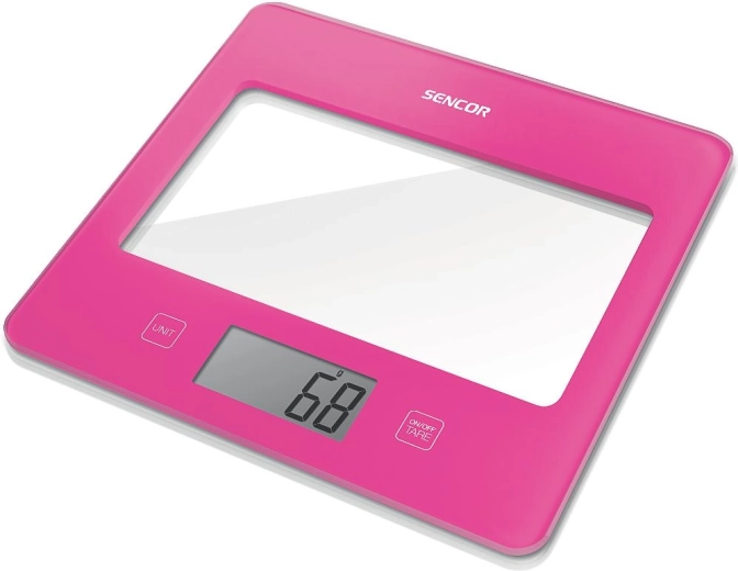 Różowa waga kuchenna Sencor SKS 5038RS