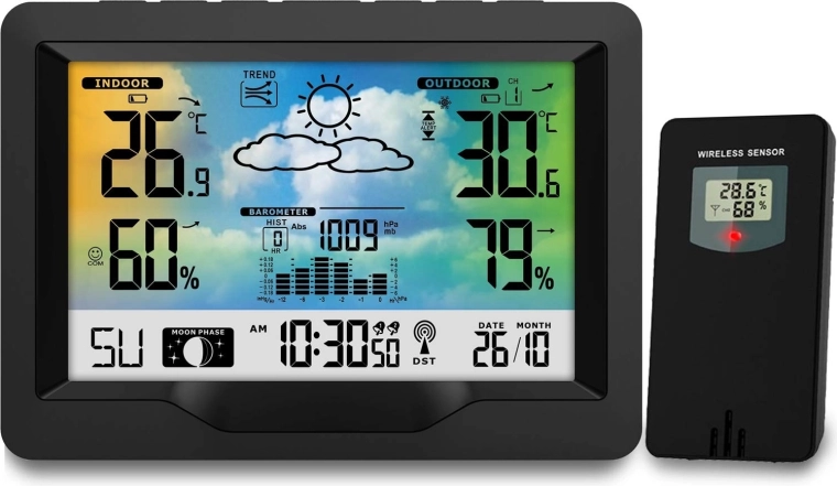 Dokładny czas DCF77 i funkcje budzika