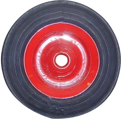 Pełne koło do wózka transportowego 196 mm z metalową tarczą i tuleją ślizgową 20 mm