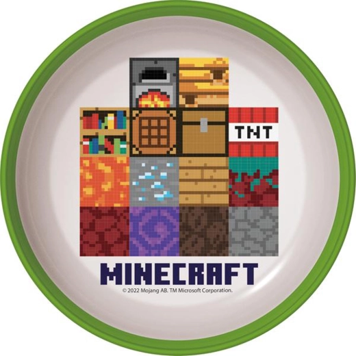 Plastowa miska Minecraft 300 ml z antypoślizgowym dnem