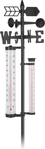 Przegląd temperatury i opadów