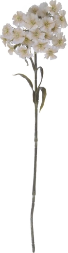 Sztuczny goździk biały 55 cm