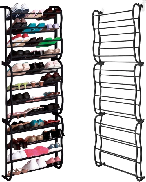 Wieszany organizer na buty na drzwi, 12 półek, MODERNHOME