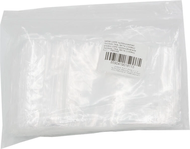 Woreczki strunowe LDPE 7 × 10 cm, przezroczyste (100 szt.)
