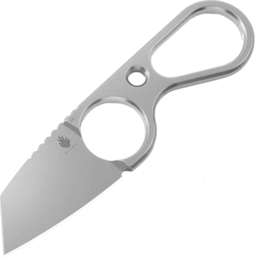 Kizer Bowtie nóż na szyję ze stali D2 stonewash z pochewką Kydex
