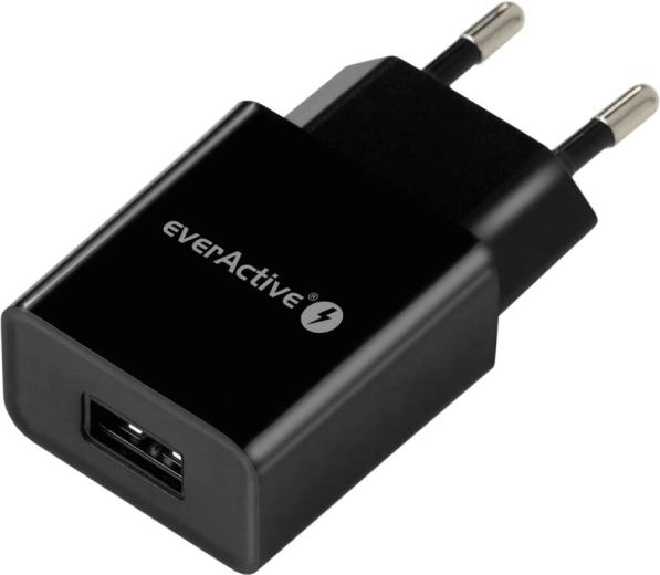 Ładowarka sieciowa 1× USB 12 W 2,4 A everActive