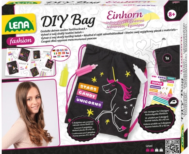 Kreatywny zestaw do projektowania tekstylnego plecaka LENA