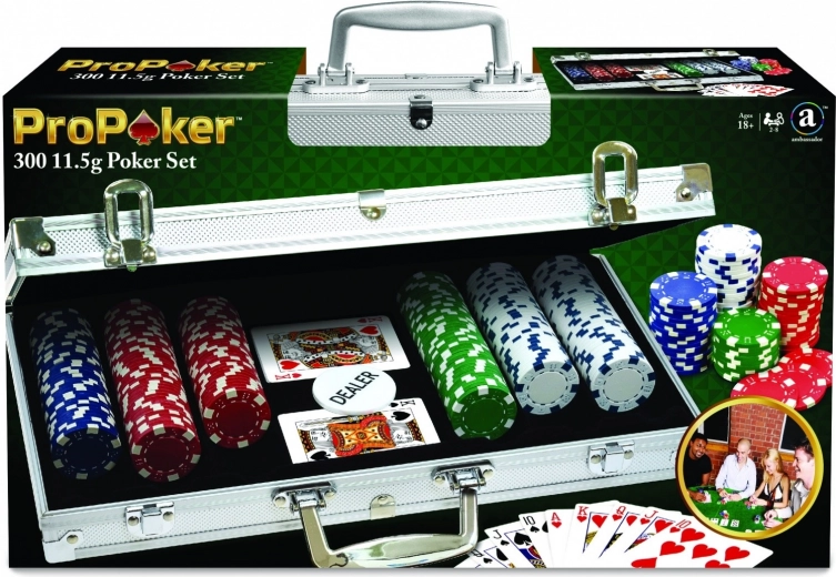 Zestaw pokerowy Marchant 300 żetonów