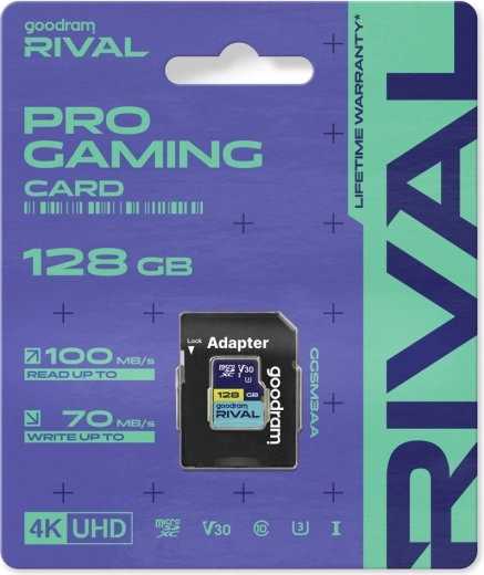 Goodram RIVAL microSDXC karta 128 GB UHS-I V30 U3