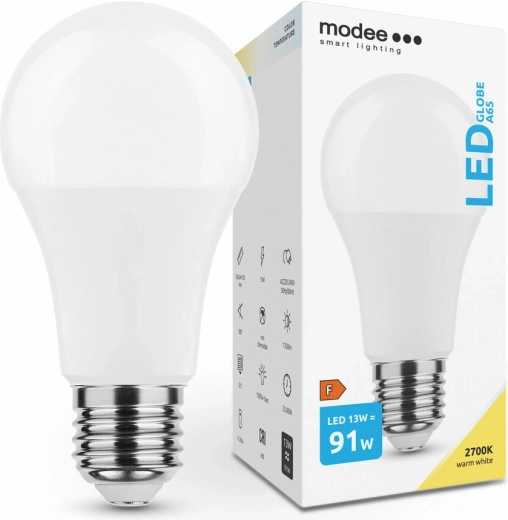 Modee Smart Lighting LED żarówka globusowa E27 13 W ciepła biel