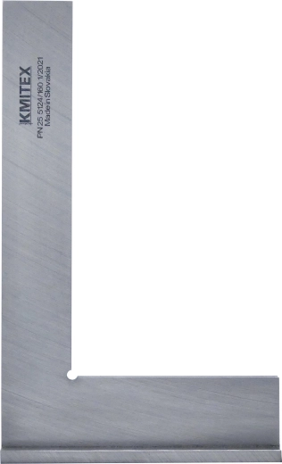 Kątownik ślusarski z przylgą 160 × 100 mm KMITEX