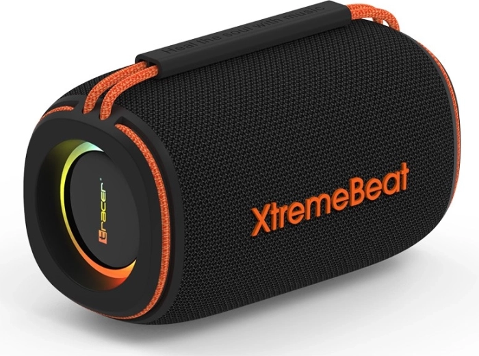 Głośnik Bluetooth TRACER XtremeBeat Lite TWS z podświetleniem RGB – czarny