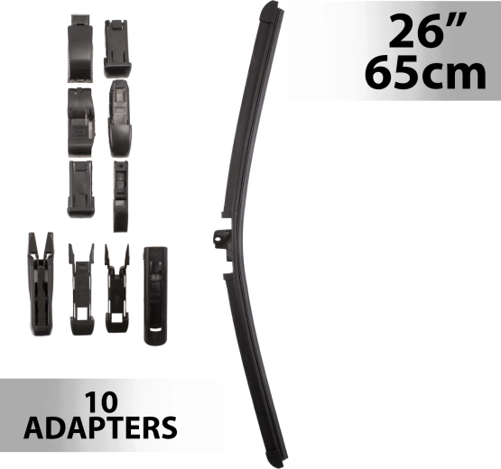 Wycieraczka Carguard 26"/65 cm z 10 adapterami