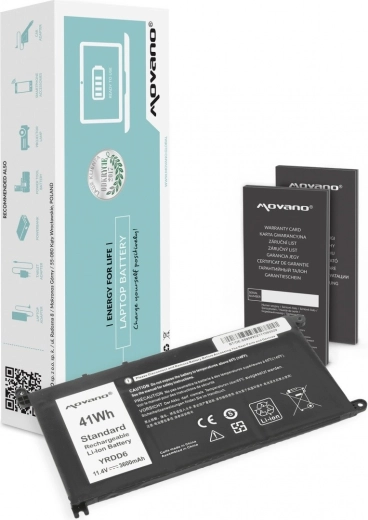 Bateria Movano YRDD6 do Dell Inspiron 14 5481 i 5590 (3600 mAh, 41 Wh)