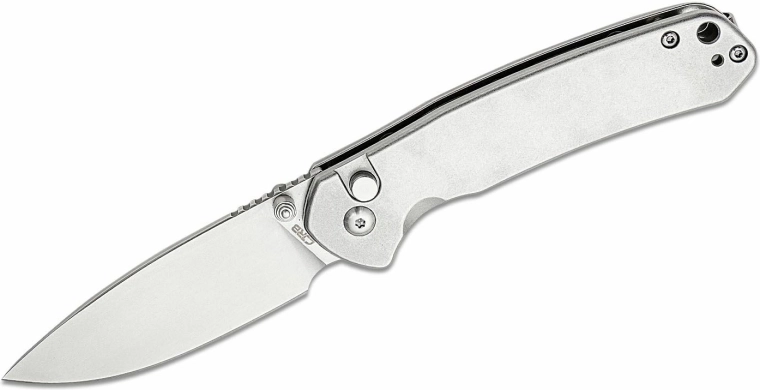 CJRB Pyrite Steel nóż składany 7,9 cm, stalowy, wykończenie stonewash