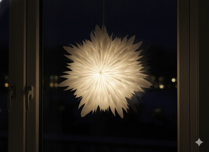 Delikatne rozproszenie światła i przytulna atmosfera