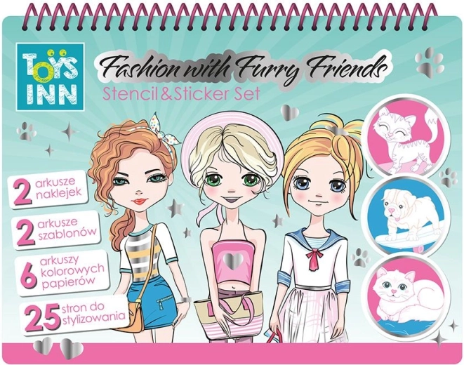 Toys Inn Fashion with Pets – kreatywny zestaw do ubierania zwierzątek
