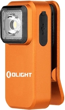 Olight Oclip pomarańczowa wielofunkcyjna latarka z klipsem