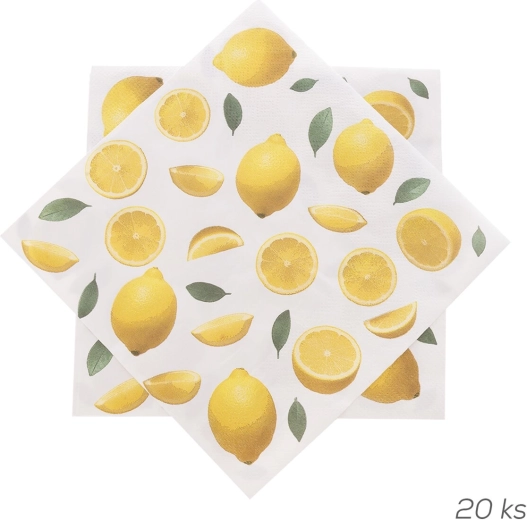 Papierowe serwetki Limepop 33 × 33 cm (20 szt.)