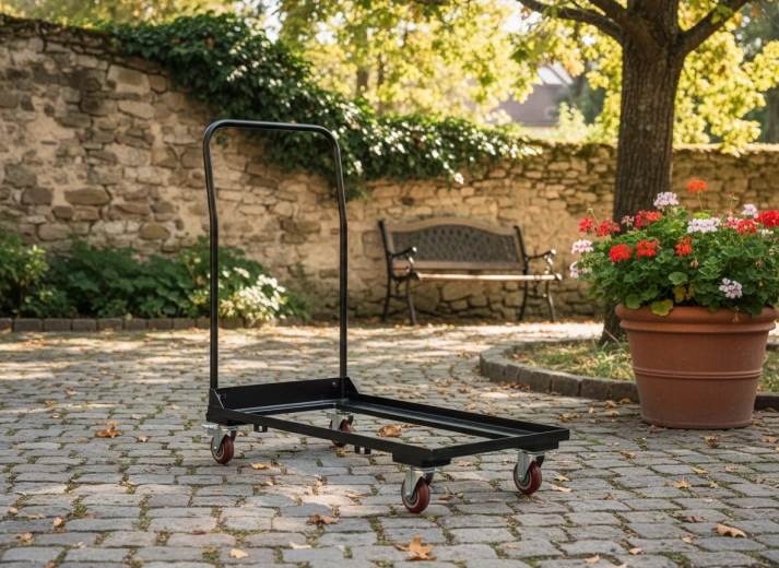 Stabilna platforma do bezpiecznego ułożenia krzeseł