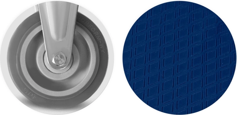 Antypoślizgowa platforma i krawędź ochronna