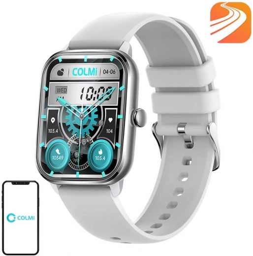 Inteligentny zegarek Colmi C61 srebrny