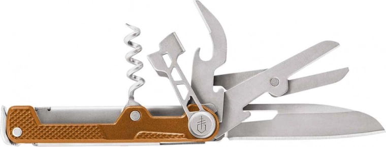 Gerber ArmBar Cork Orange – nóż wielofunkcyjny 6,5 cm, 9 funkcji