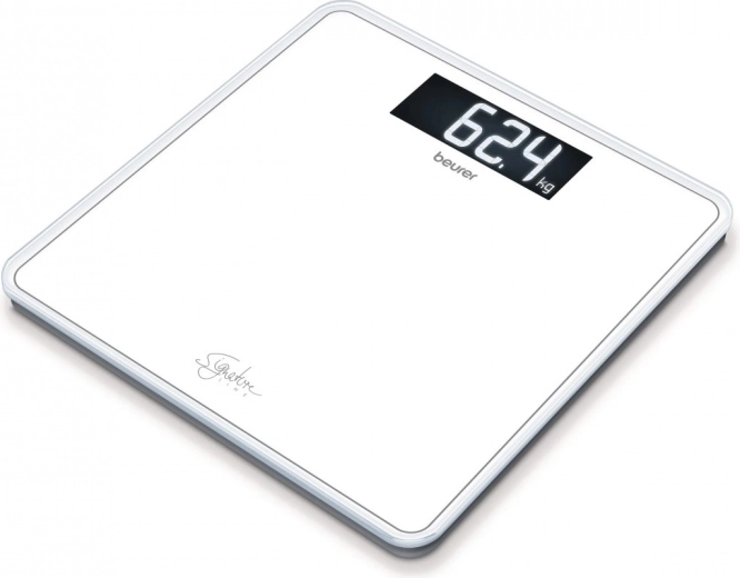 Beurer SignatureLine szklana waga łazienkowa GS 400 biała