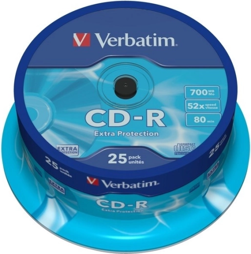Verbatim CD-R Extra Protection 700 MB 52x, 25 szt.