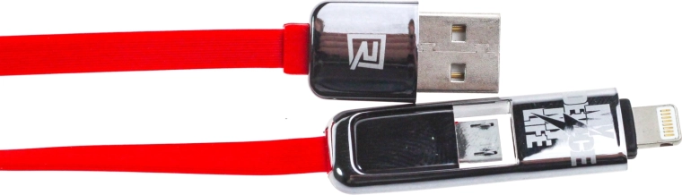 Dwa złącza w jednym: micro USB + Lightning